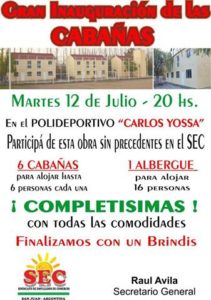 inauguracion cabañas
